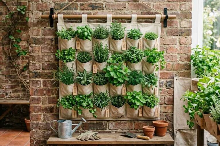 11 Outdoor Wall Herb Garden Ideas