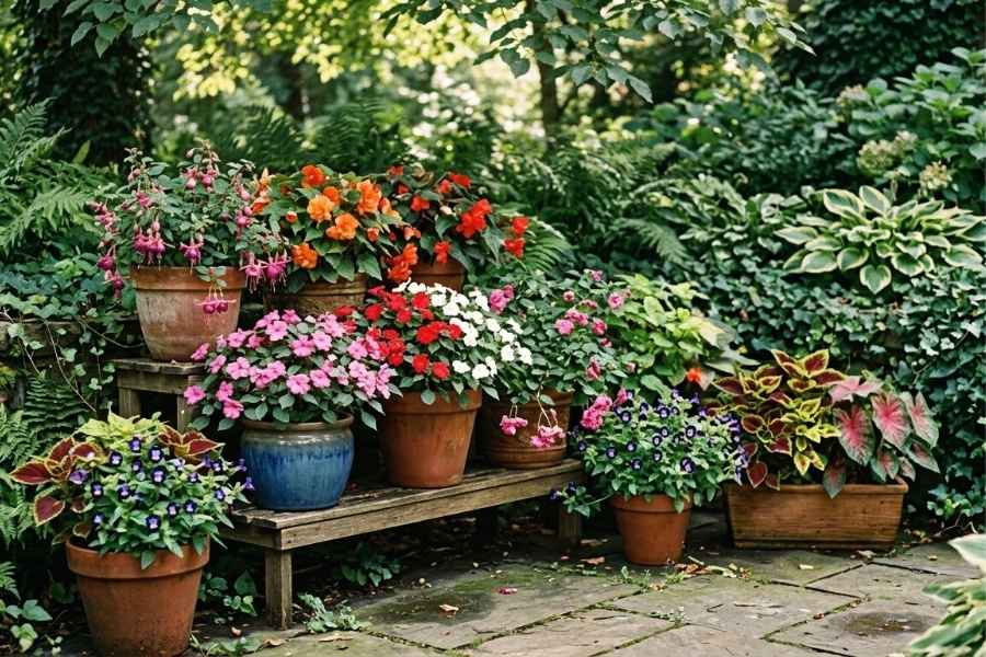 12 Container Gardening Flowers for Shade