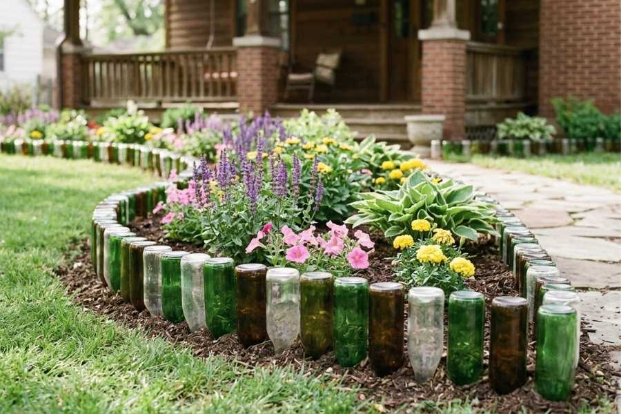 7 Front Yard Flower Bed Edging Ideas